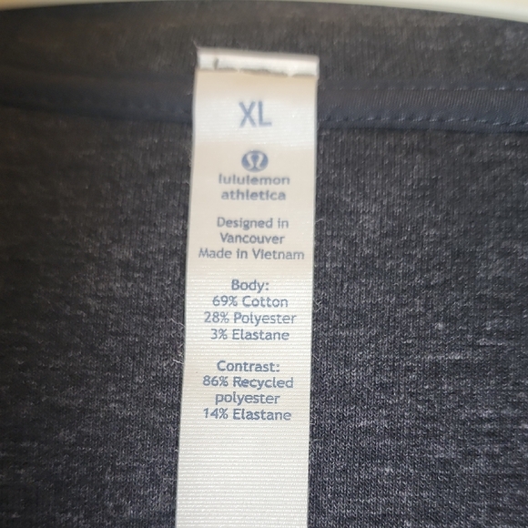 Lululemon Charcoal Gray Performance Jacket - Size XL, Zip Up Hoodie - Picture 2 of 14